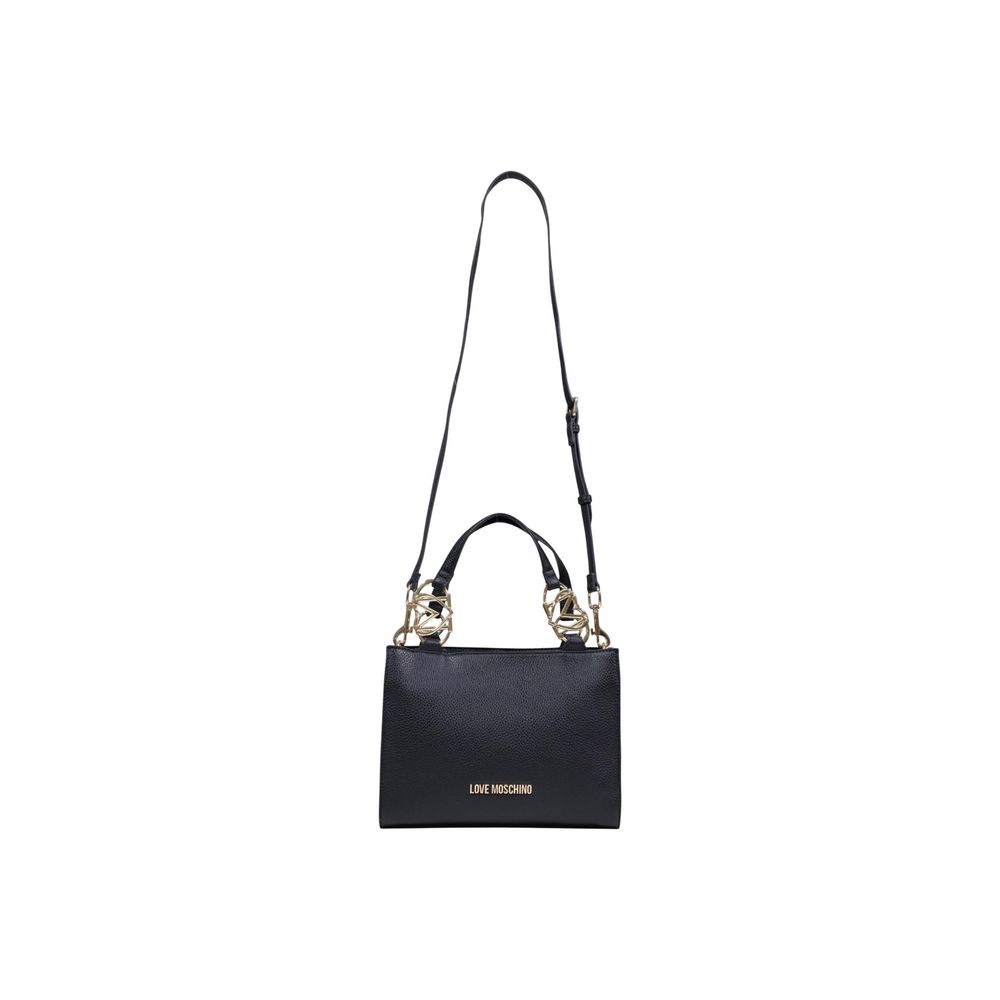 Love Moschino Black Polyethylene Handbag-5