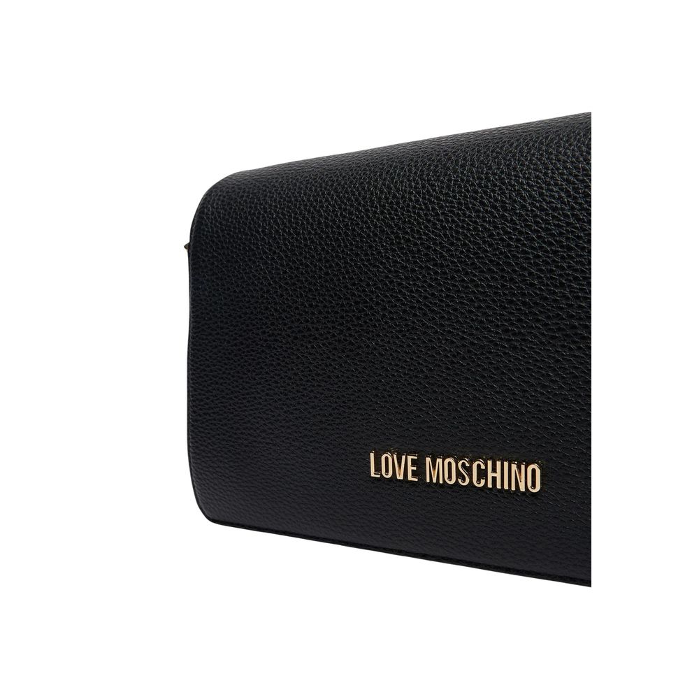 Love Moschino Schwarze Handtasche aus Polyethylen-2