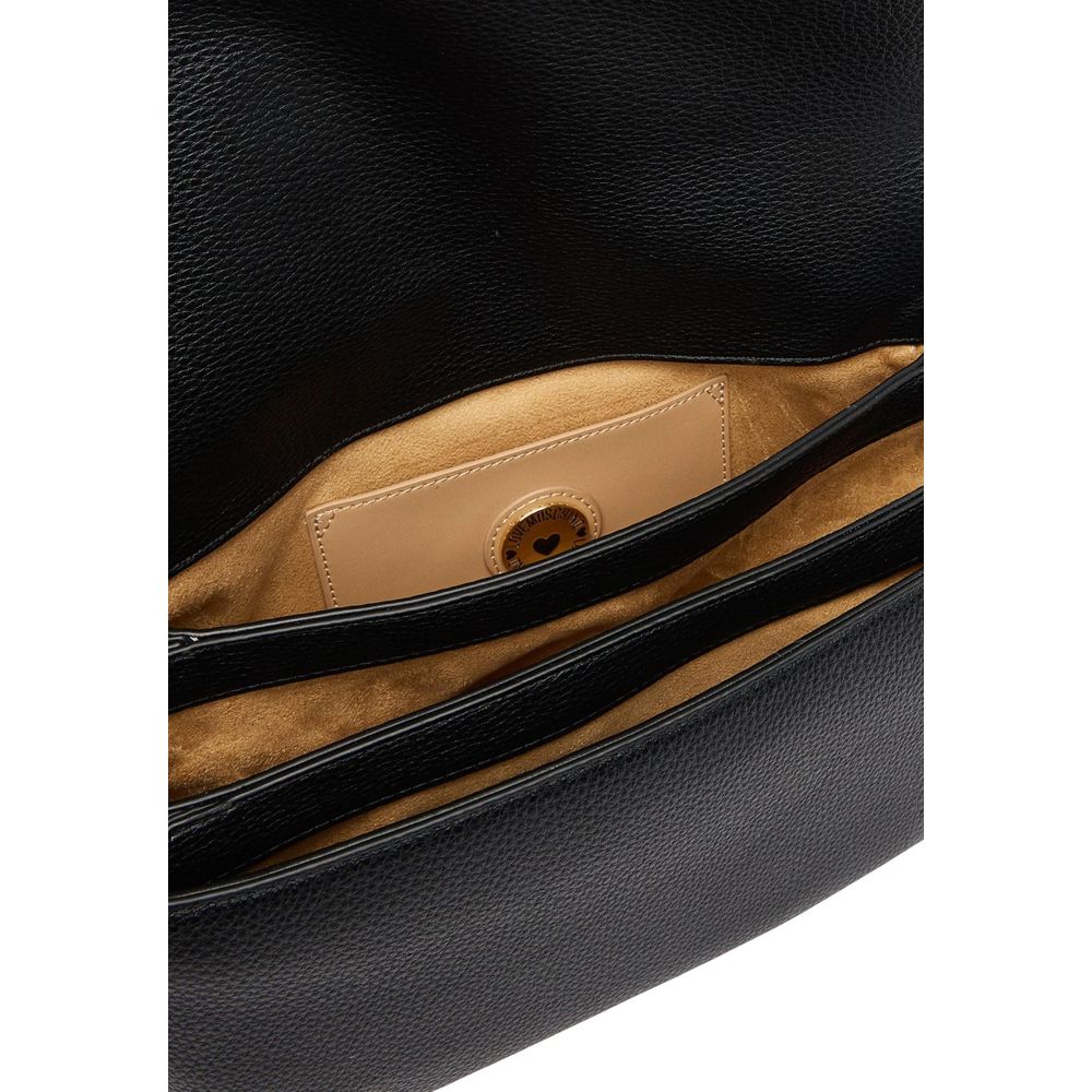 Love Moschino Schwarze Handtasche aus Polyethylen-5