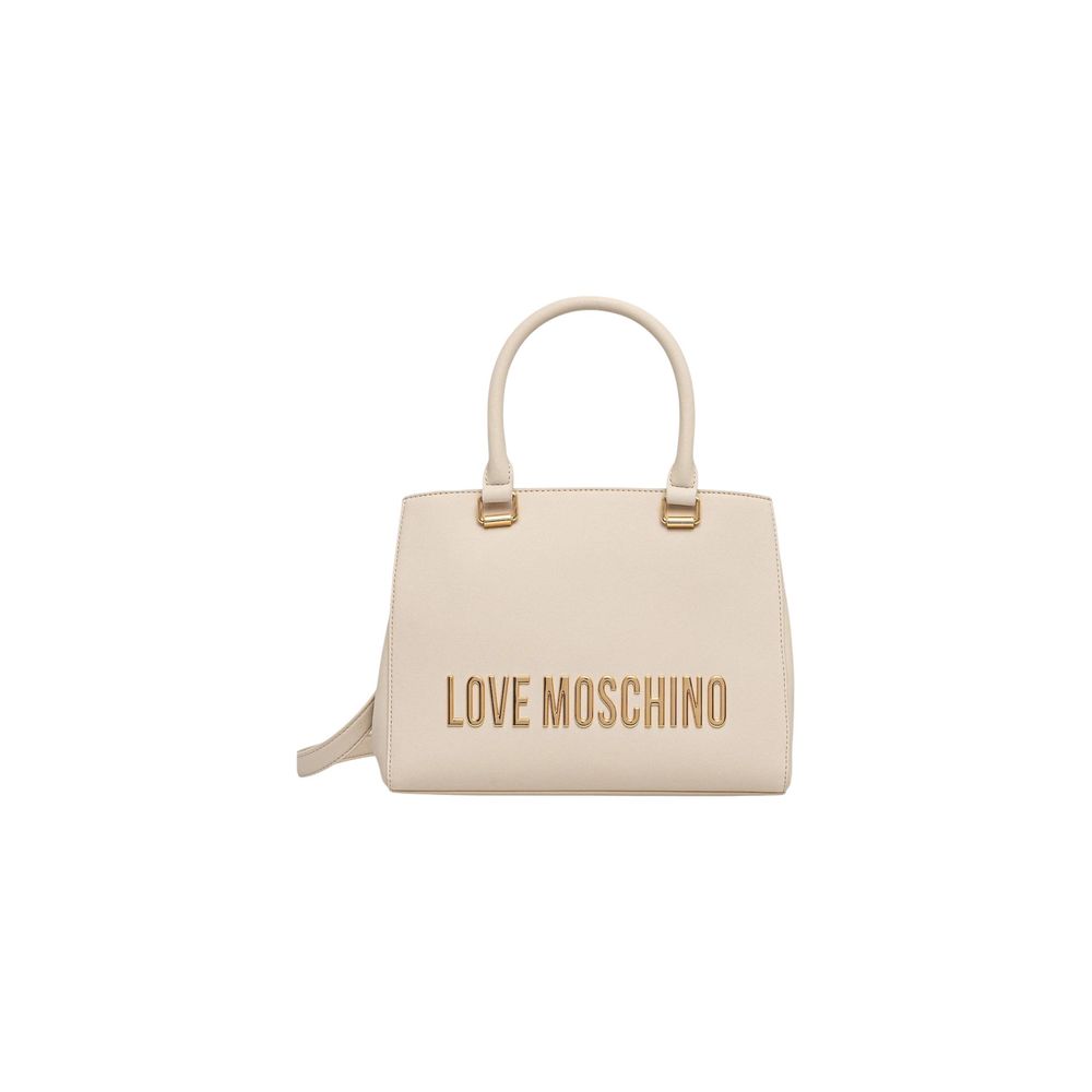 Love Moschino Beige Polyethylene Handbag-1