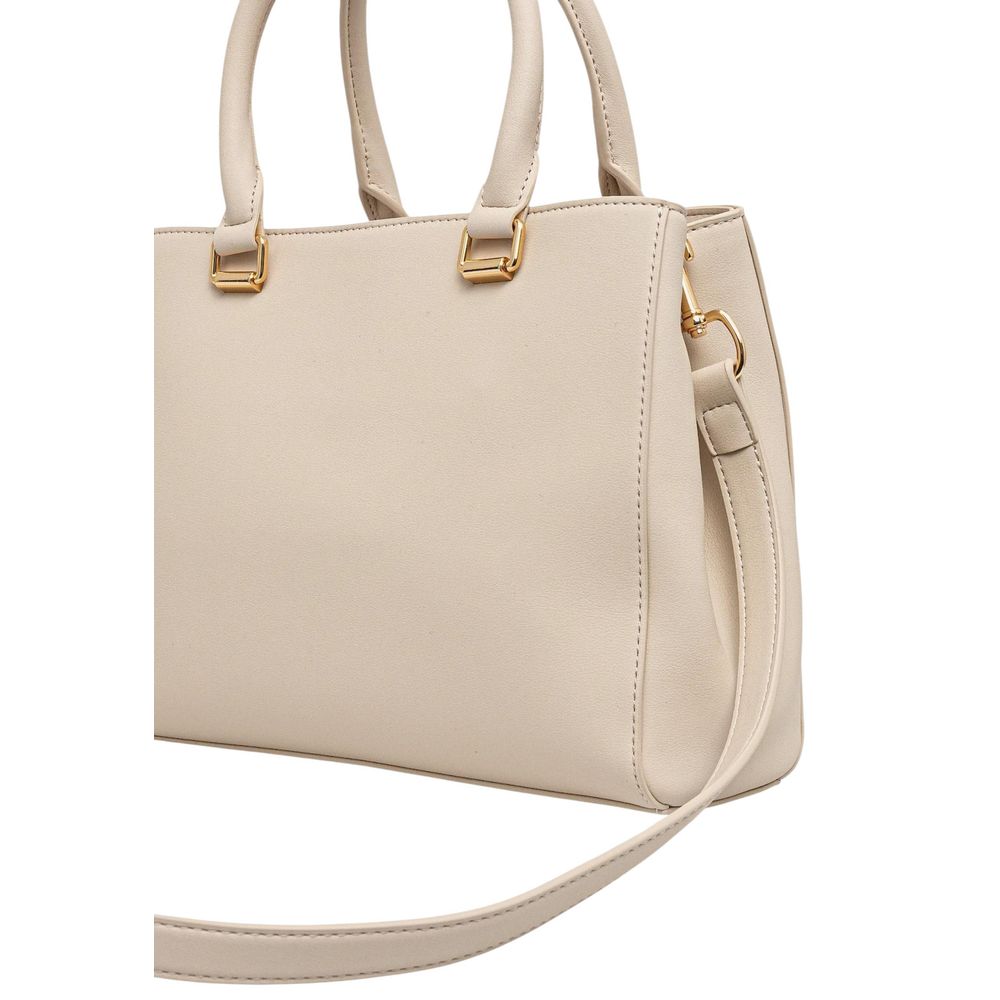 Love Moschino Beige Polyethylene Handbag-4