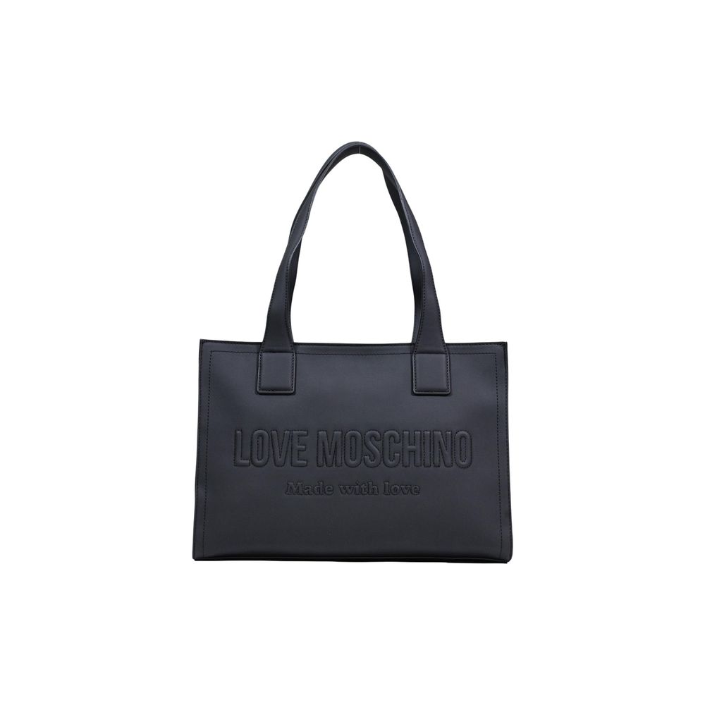 Love Moschino Black Polyethylene Handbag-1
