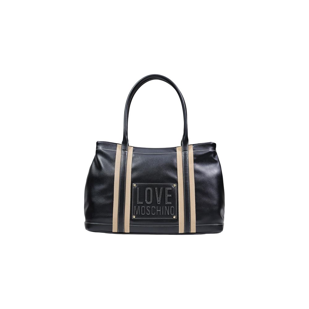 Love Moschino Schwarze Handtasche aus Polyethylen-1