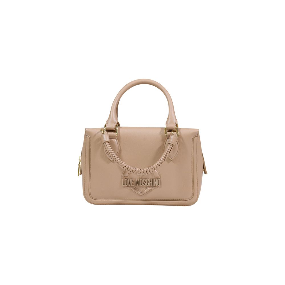Love Moschino Beige Polyethylene Handbag-1