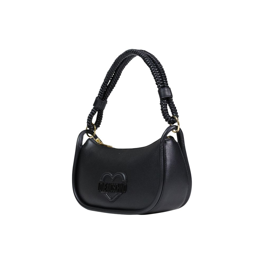 Love Moschino Black Polyethylene Handbag-2