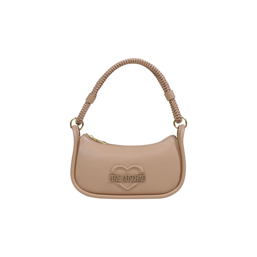Love Moschino Beige Polyethylene Handbag-1