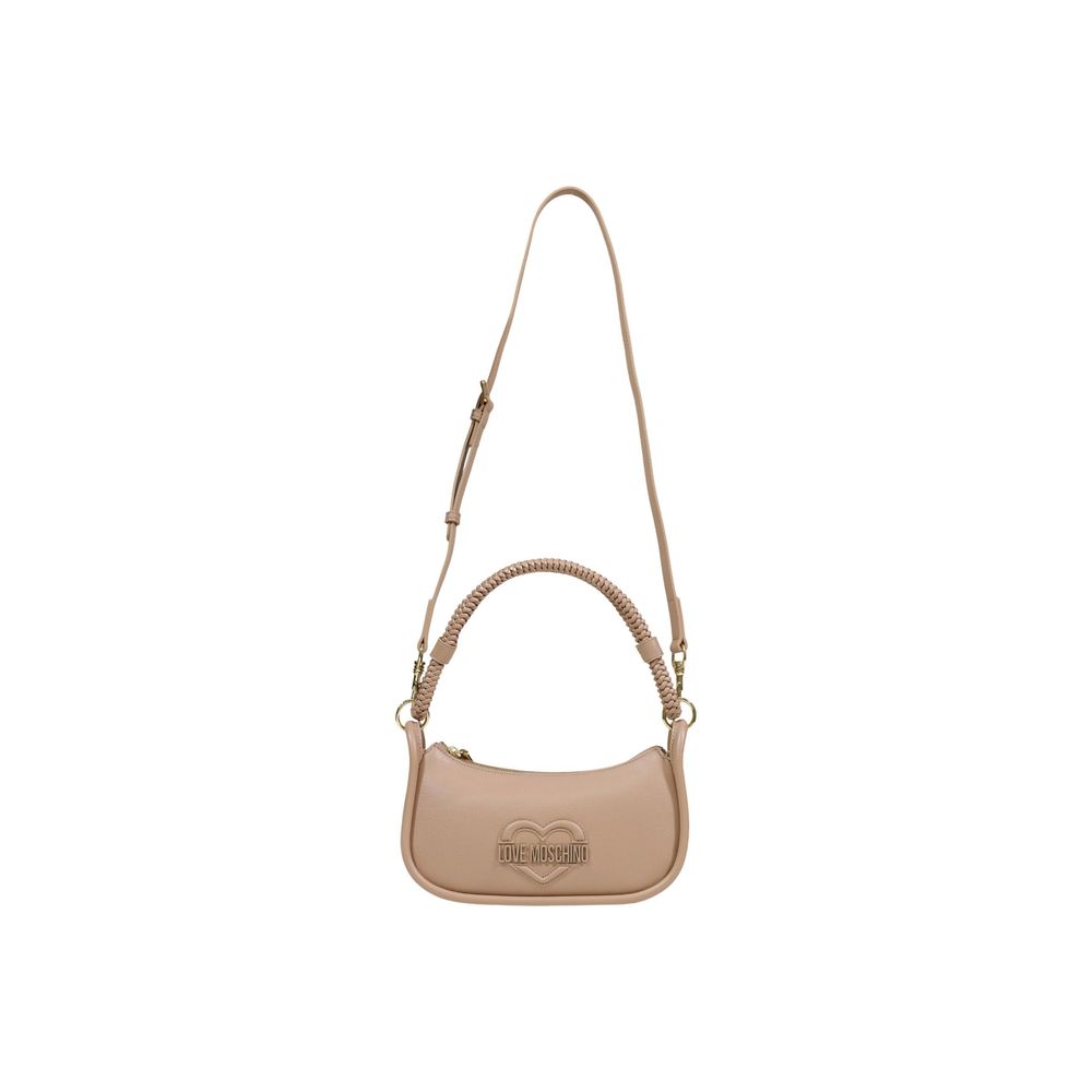 Love Moschino Beige Polyethylene Handbag-5