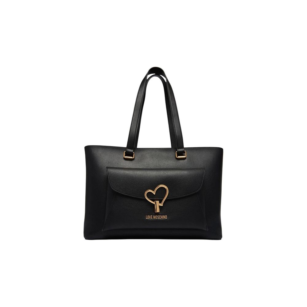 Love Moschino Black Polyethylene Handbag-1