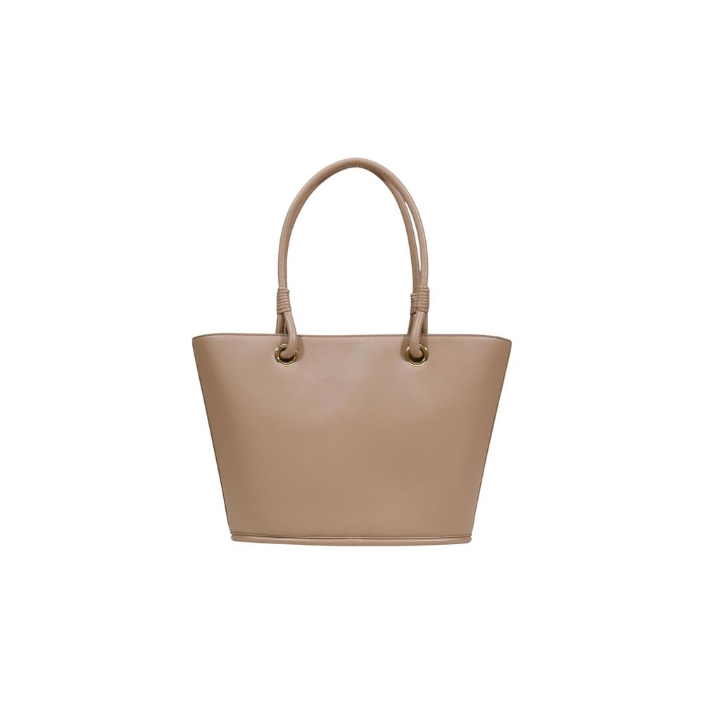 Love Moschino Beige Polyethylene Handbag-3