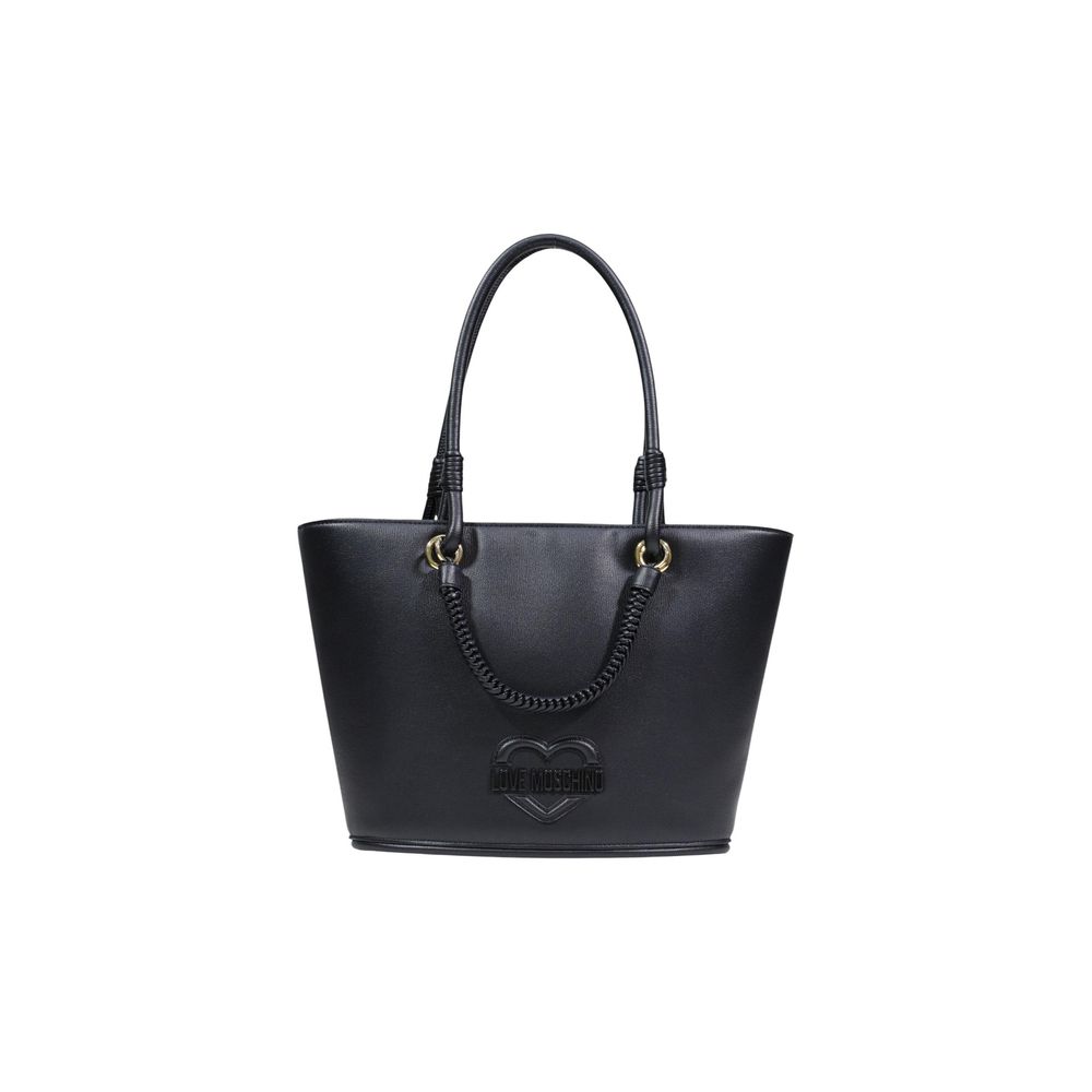 Love Moschino Black Polyethylene Handbag-1