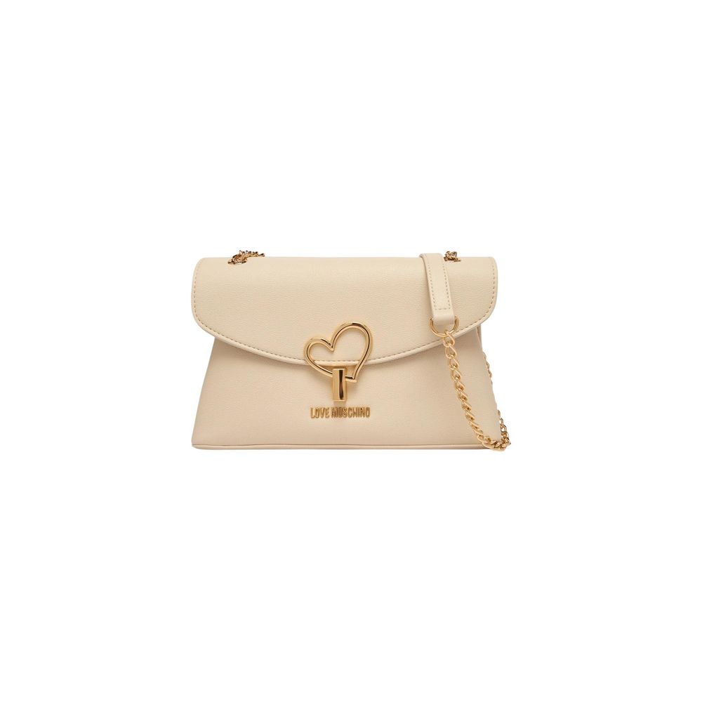 Love Moschino Beige Polyethylene Handbag-1