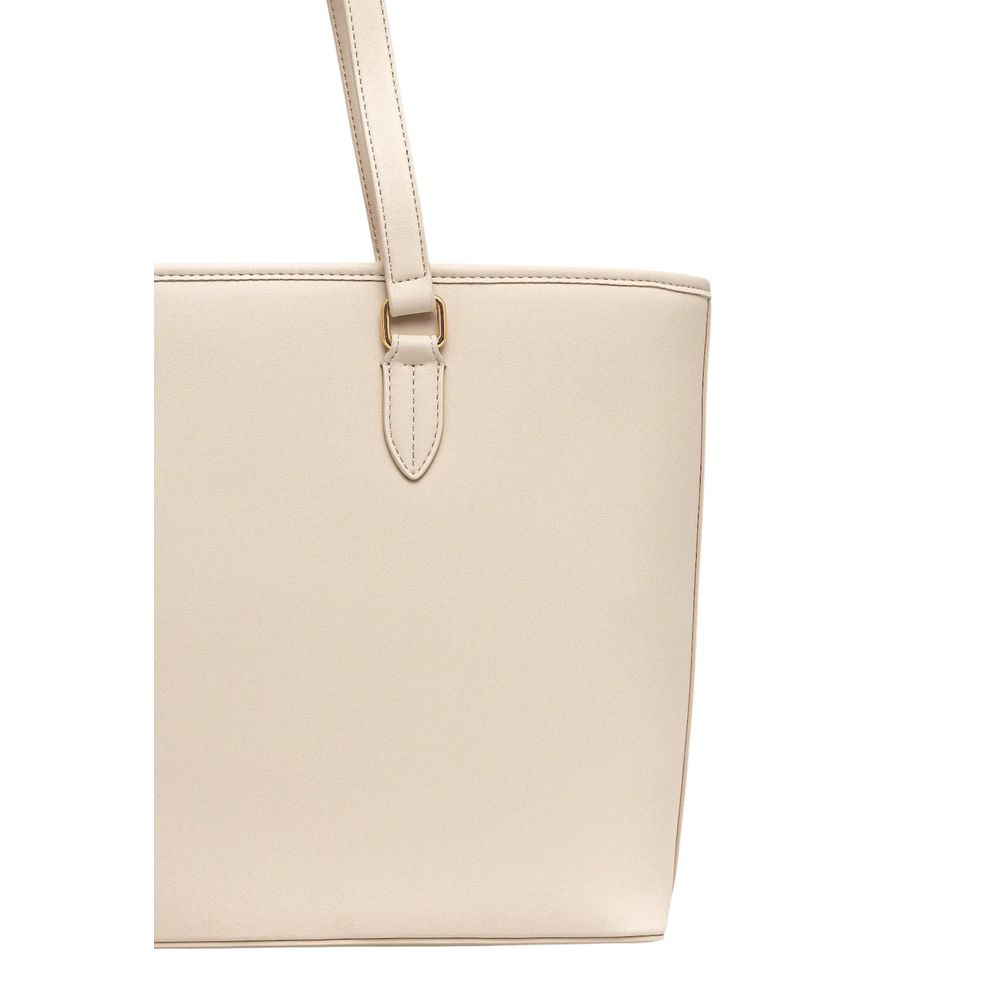 Love Moschino Beige Polyethylene Handbag-3