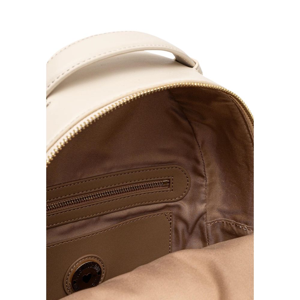 Love Moschino Beiger Rucksack aus Polyethylen-5