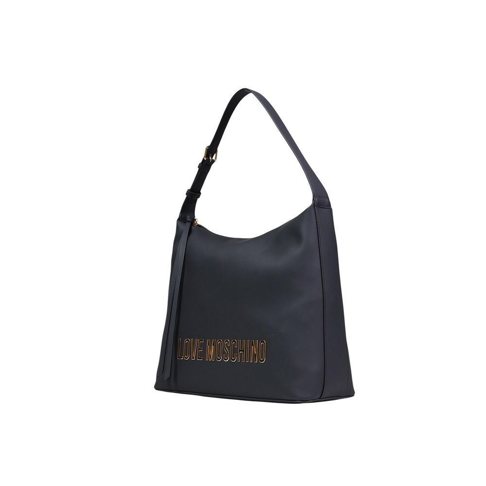 Love Moschino Schwarze Handtasche aus Polyethylen-2