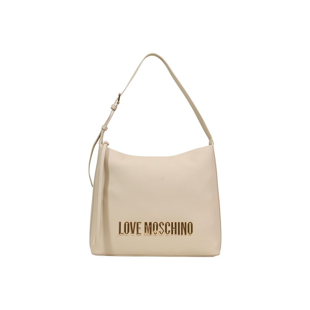 Love Moschino Beige Polyethylene Handbag-1