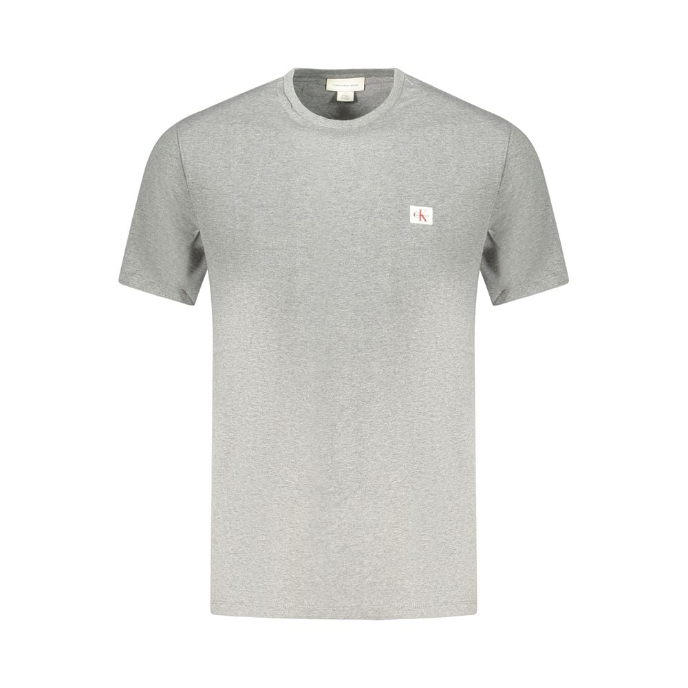 Calvin Klein Grigio Baumwoll T-Shirt für Herren