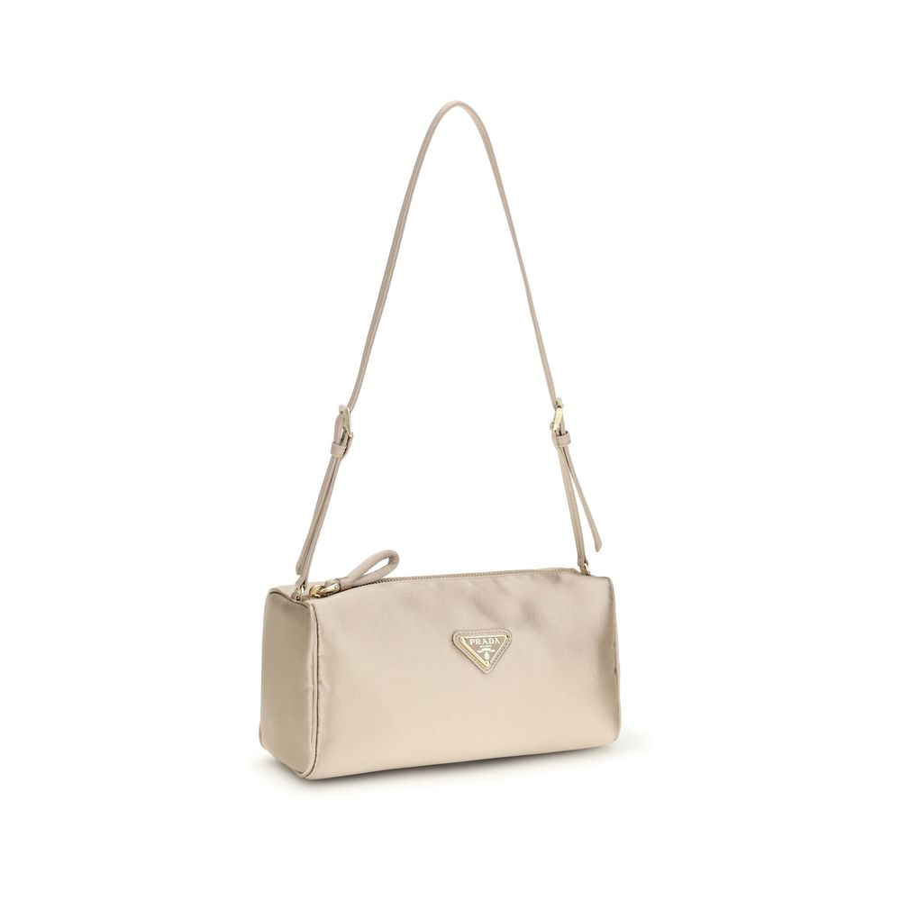 Prada Schultertasche aus mehrfarbiger Seide-2