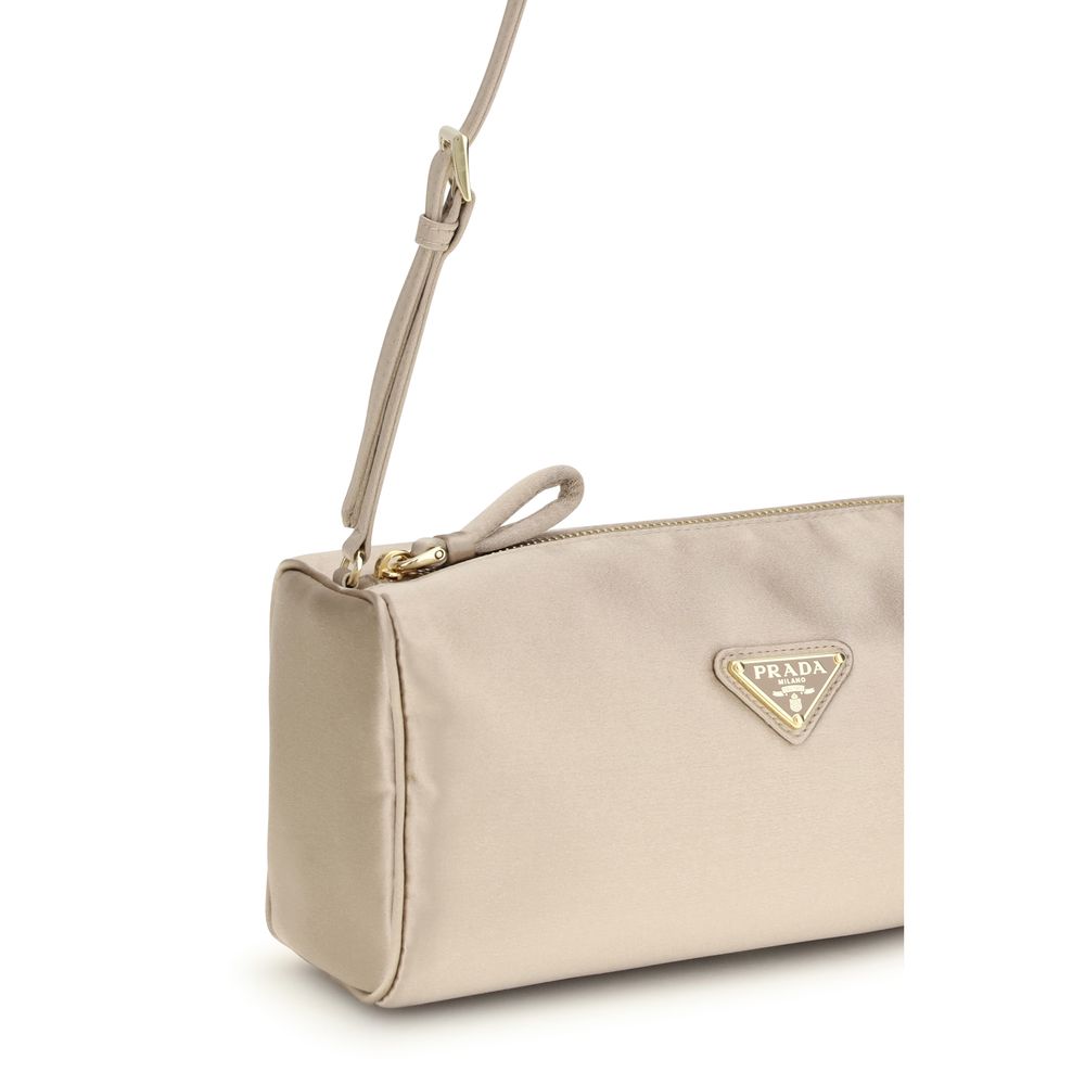 Prada Schultertasche aus mehrfarbiger Seide-4