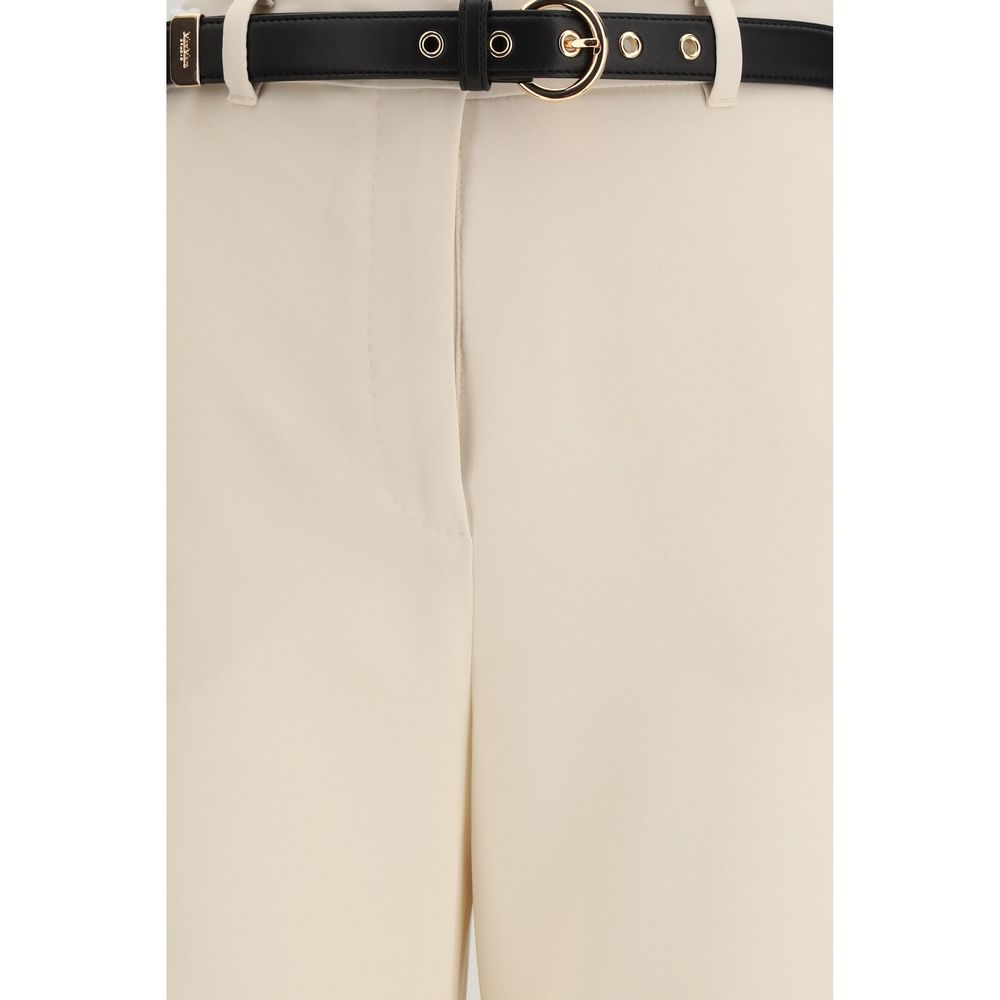 Max Mara Beige Triacetate Dress Pants-3