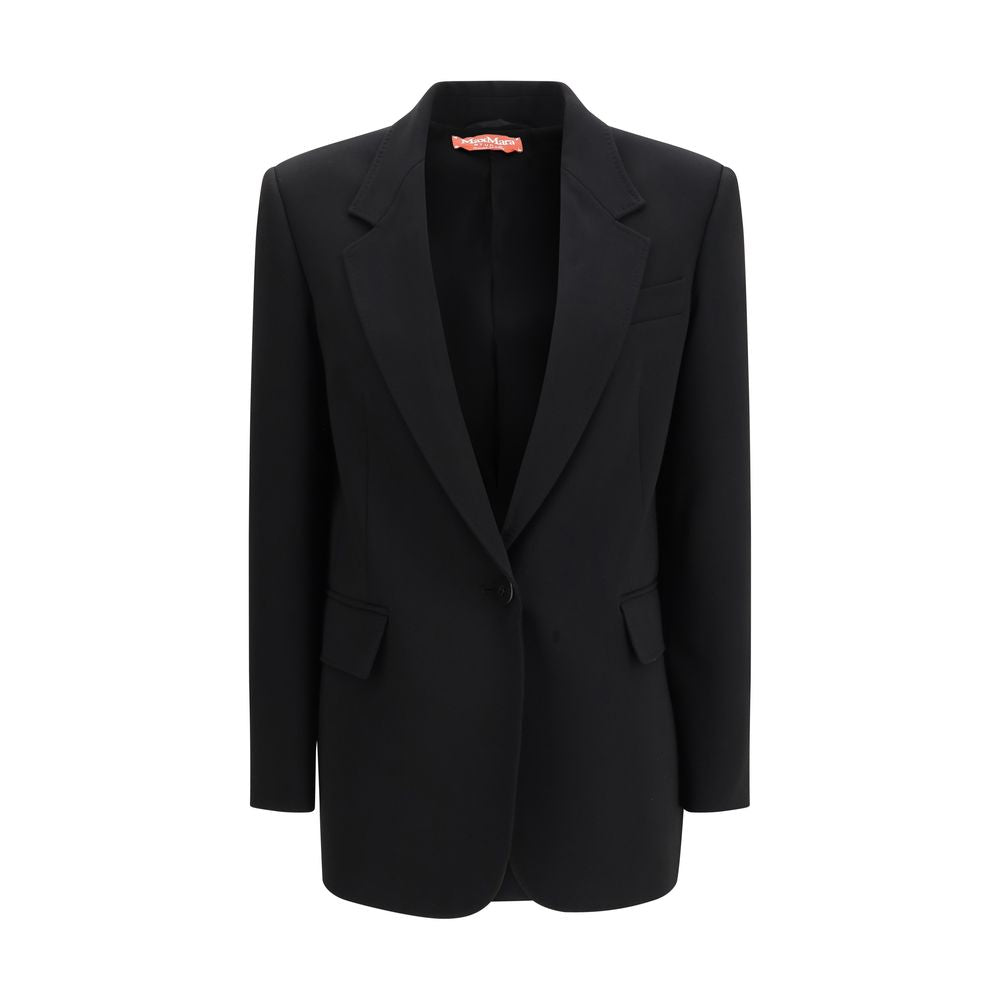 Max Mara Black Triacetate Blazer-1