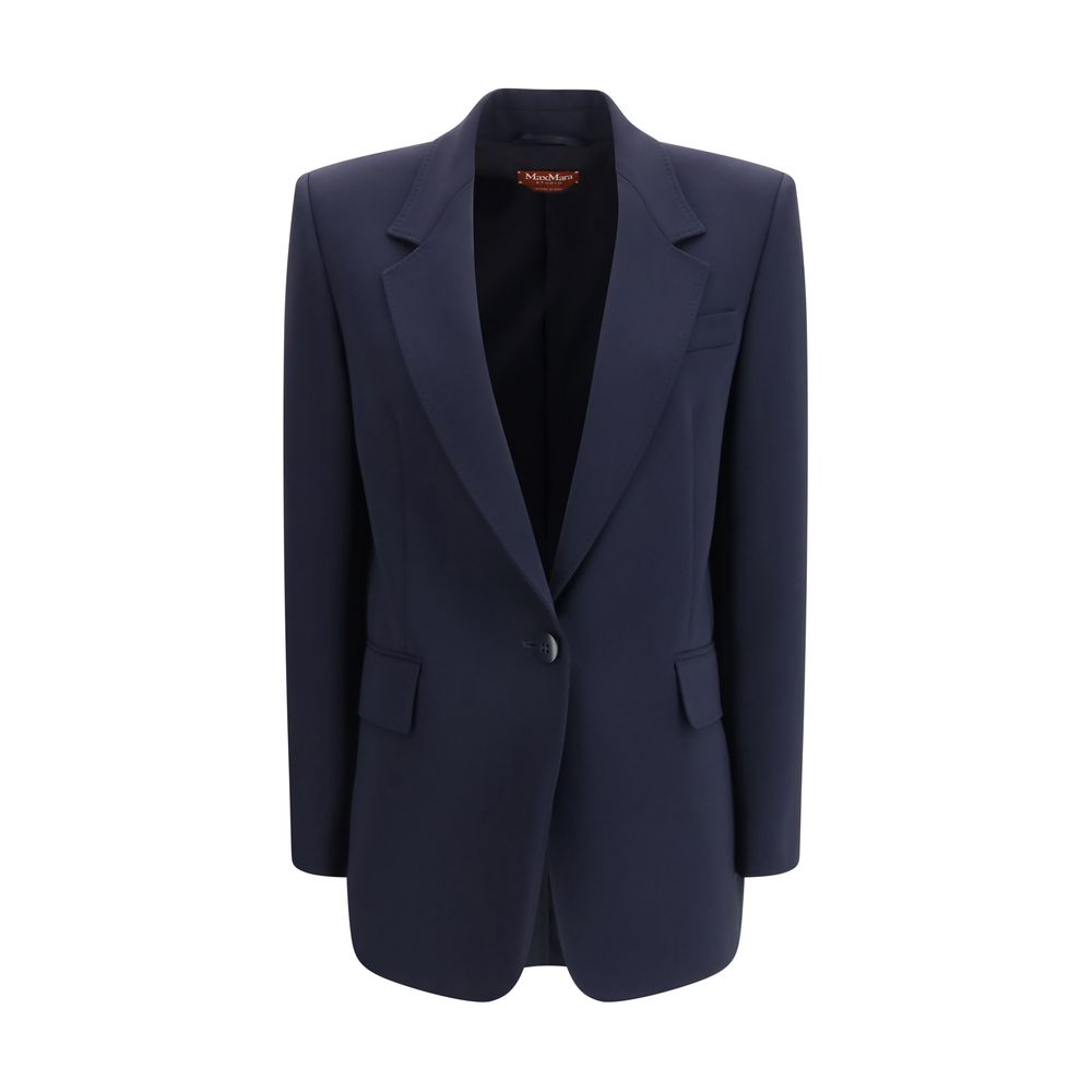 Max Mara Blue Triacetate Blazer-1