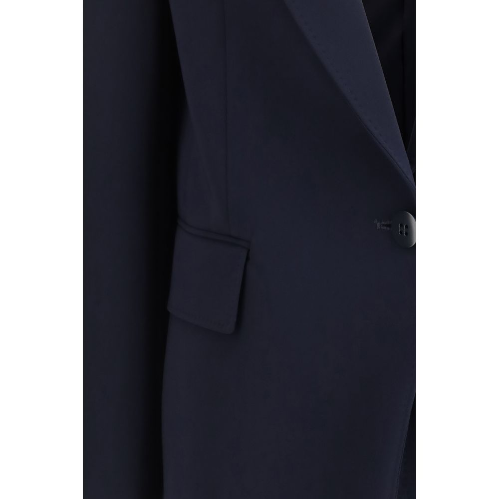 Max Mara Blue Triacetate Blazer-3