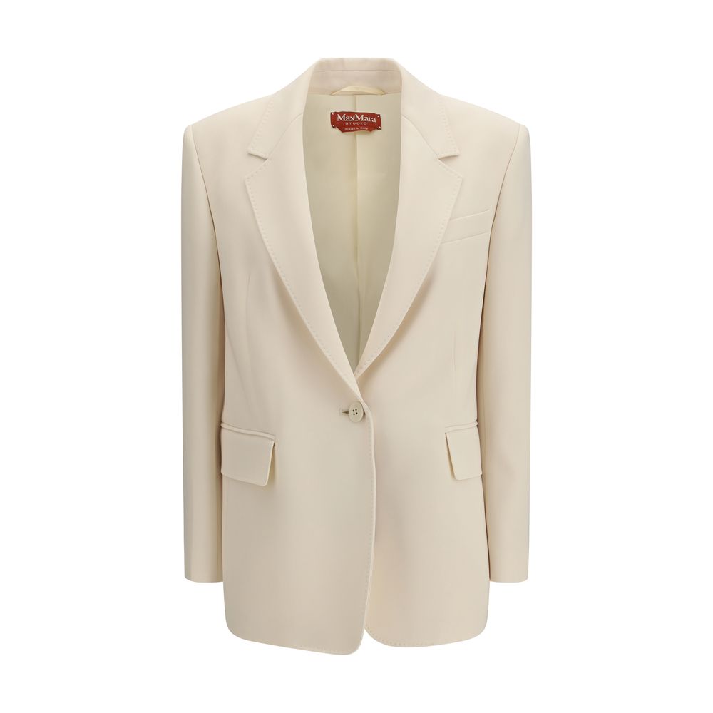 Max Mara Beige Triacetate Blazer-1