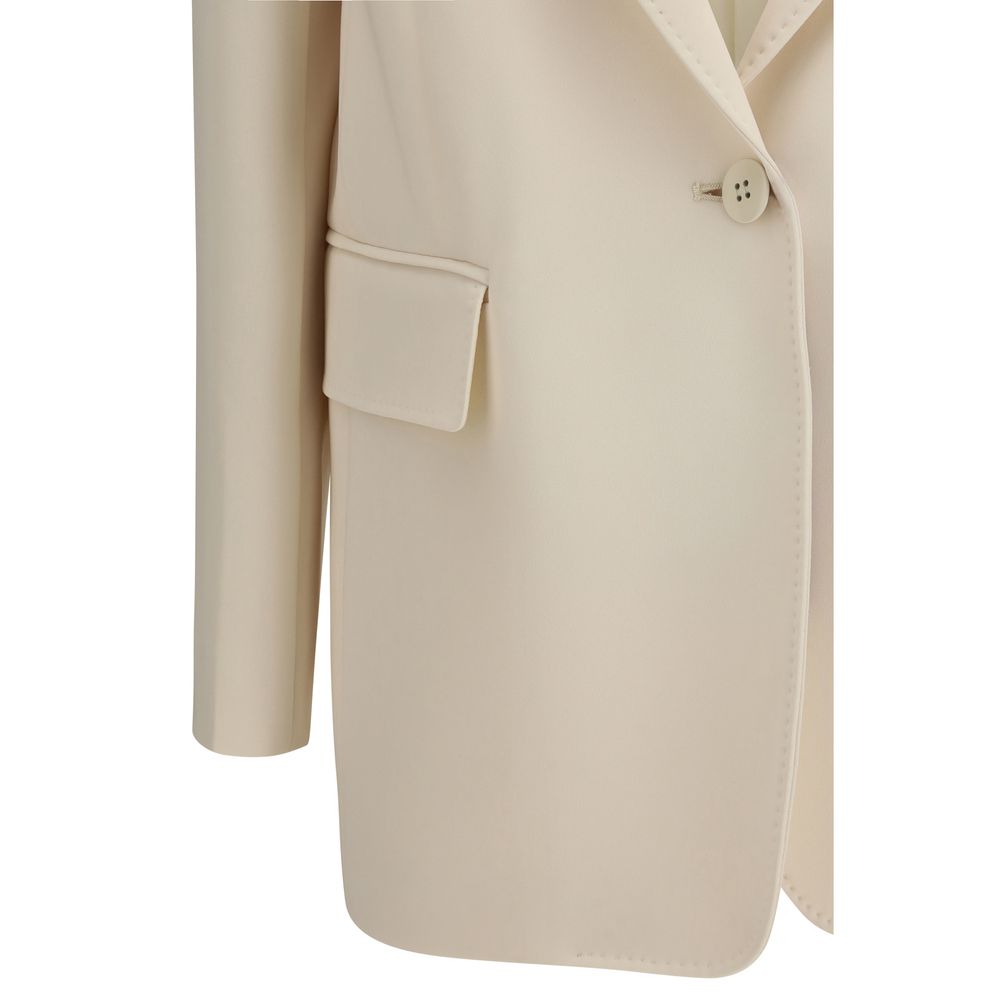 Max Mara Beige Triacetate Blazer-3