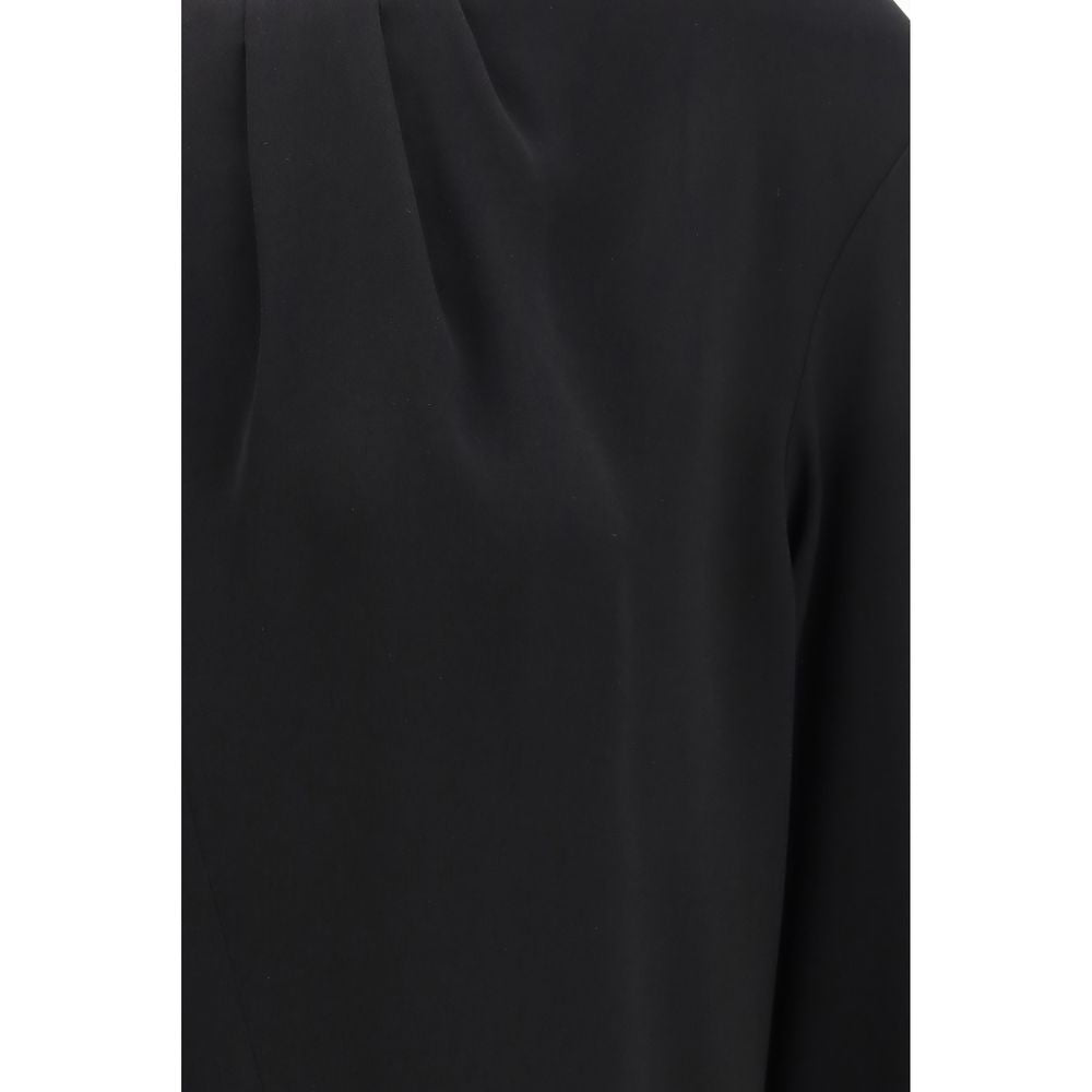 Max Mara Black Triacetate Blouse-3