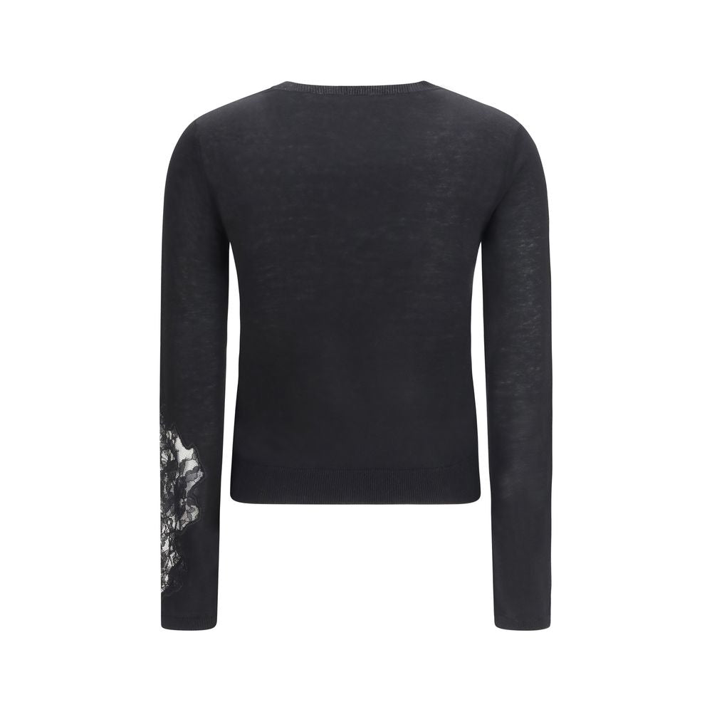 Max Mara Black Silk Sweatshirt-2