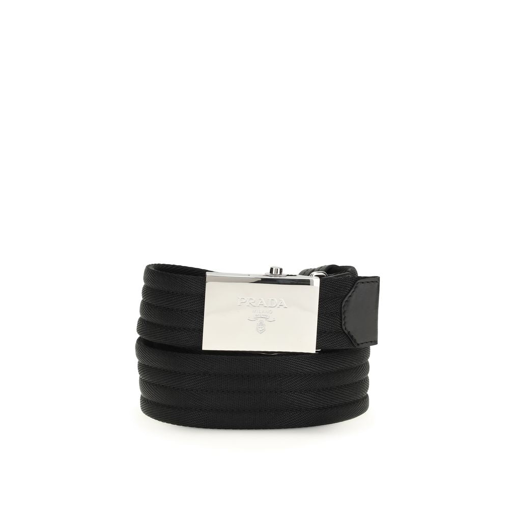 Prada Schwarzer Polyester-Gürtel-1