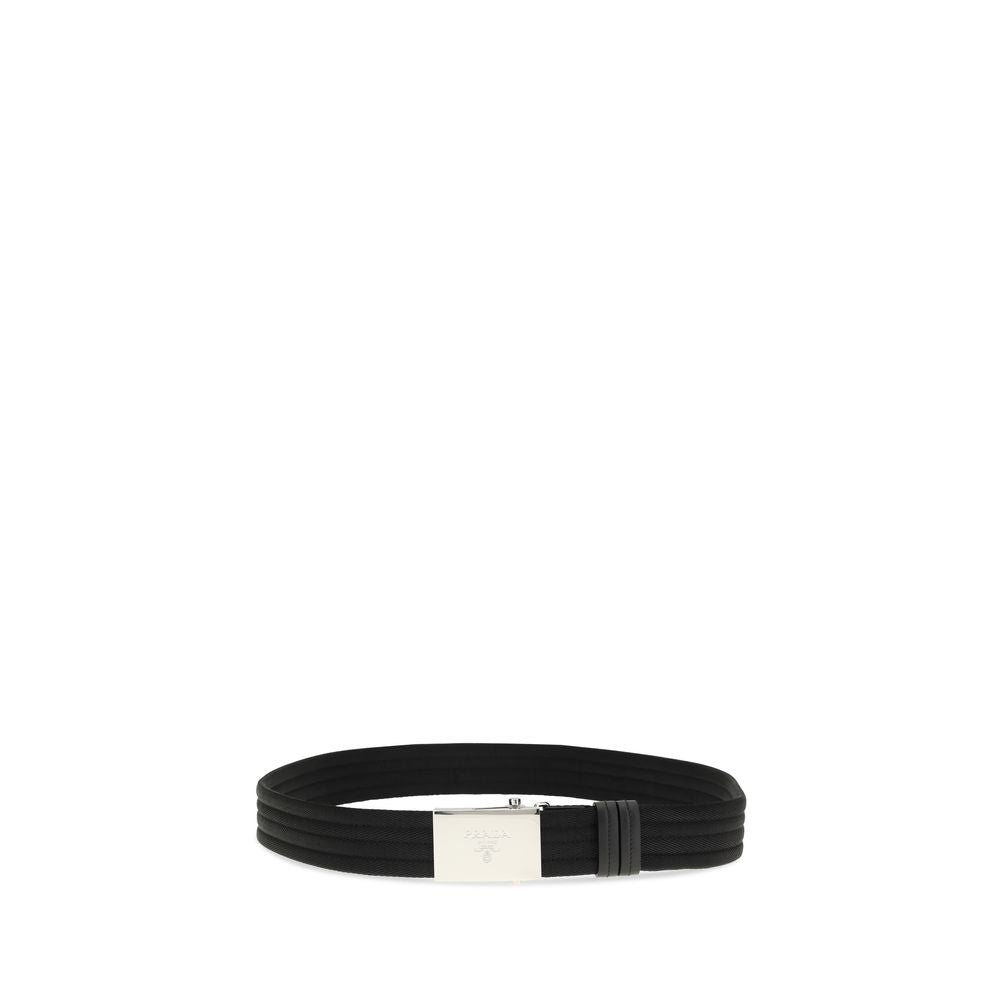 Prada Schwarzer Polyester-Gürtel-2