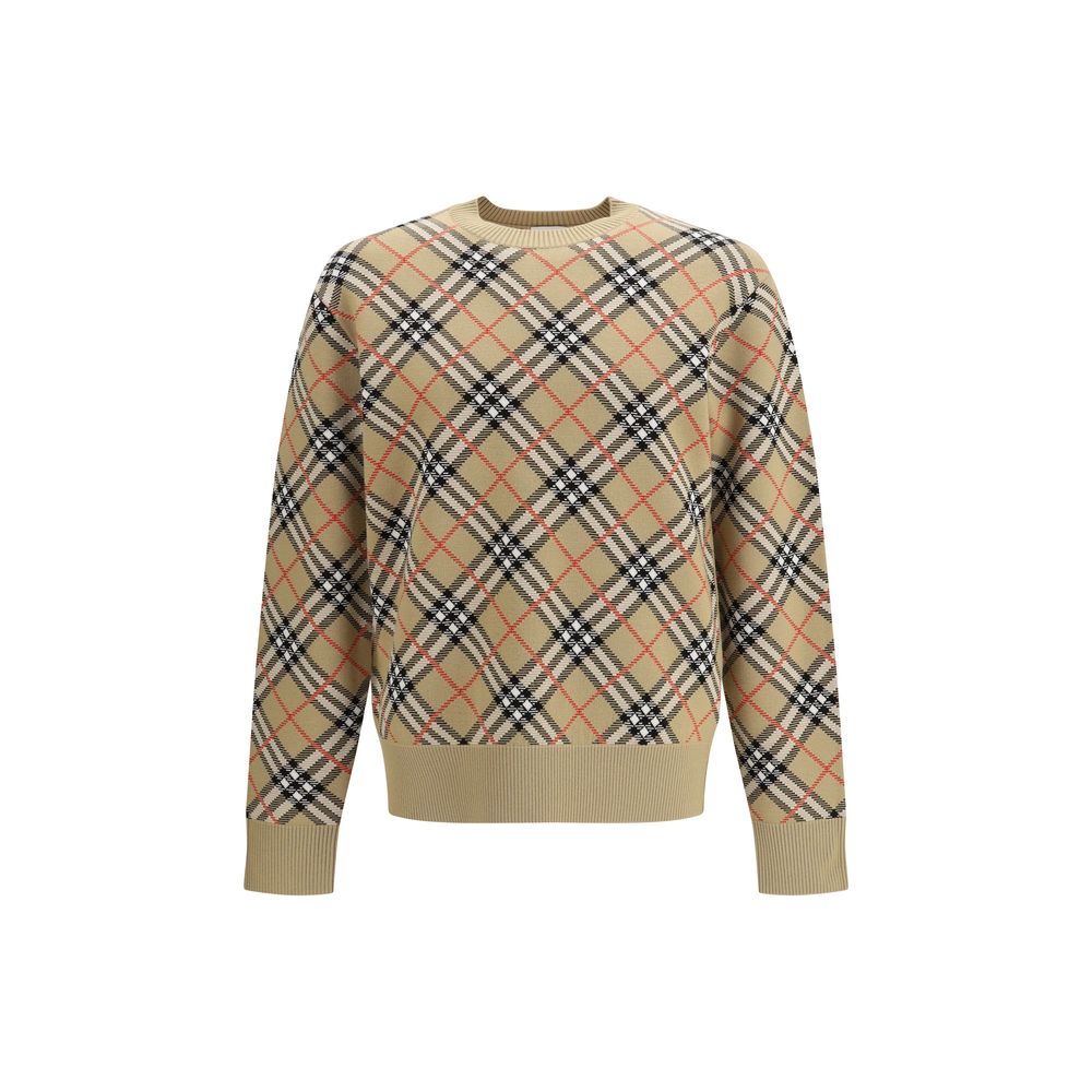Burberry Beige Baumwoll-Sweatshirt-1
