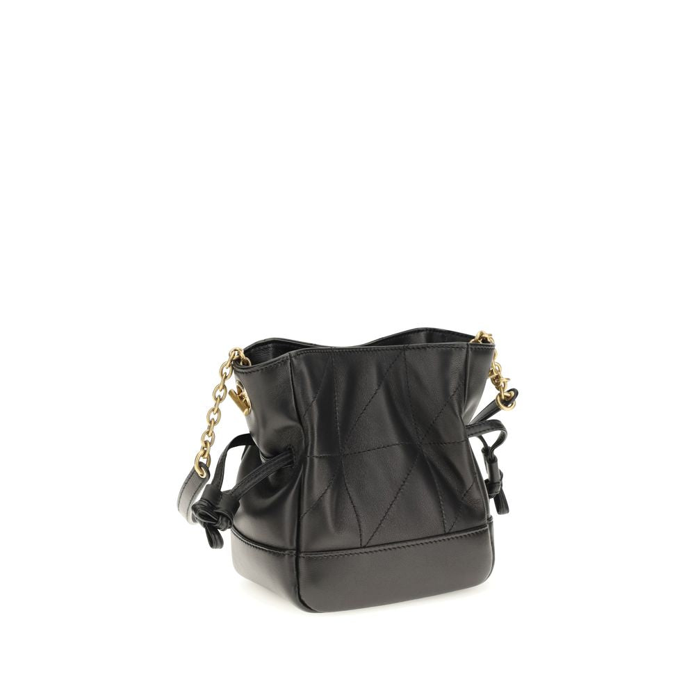 Saint Laurent Black Lambskin Shoulder Bag Ovis Aries Aries-3
