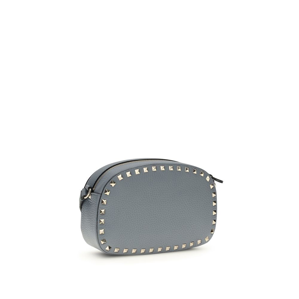 Valentino Garavani shoulder bag in blue calfskin leather, Bos Taurus-3