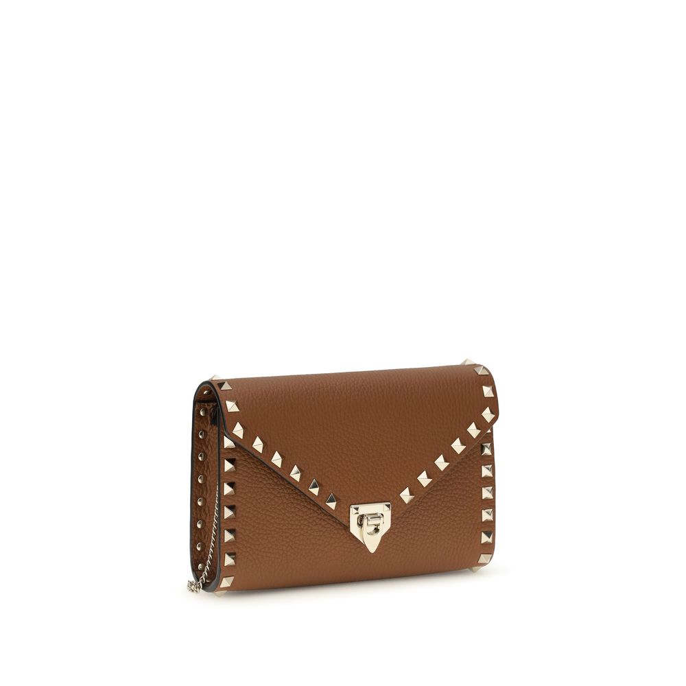 Valentino Garavani Brown Calfskin Bos Taurus Wallet-2