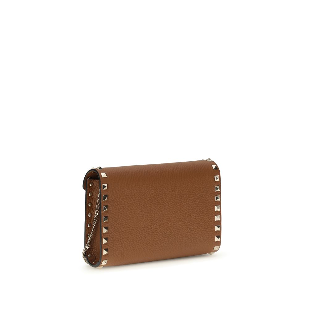 Valentino Garavani Brown Calfskin Bos Taurus Wallet-3