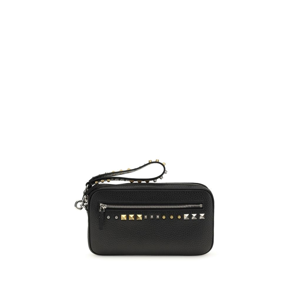 Valentino Garavani Black Calfskin Bos Taurus Accessories