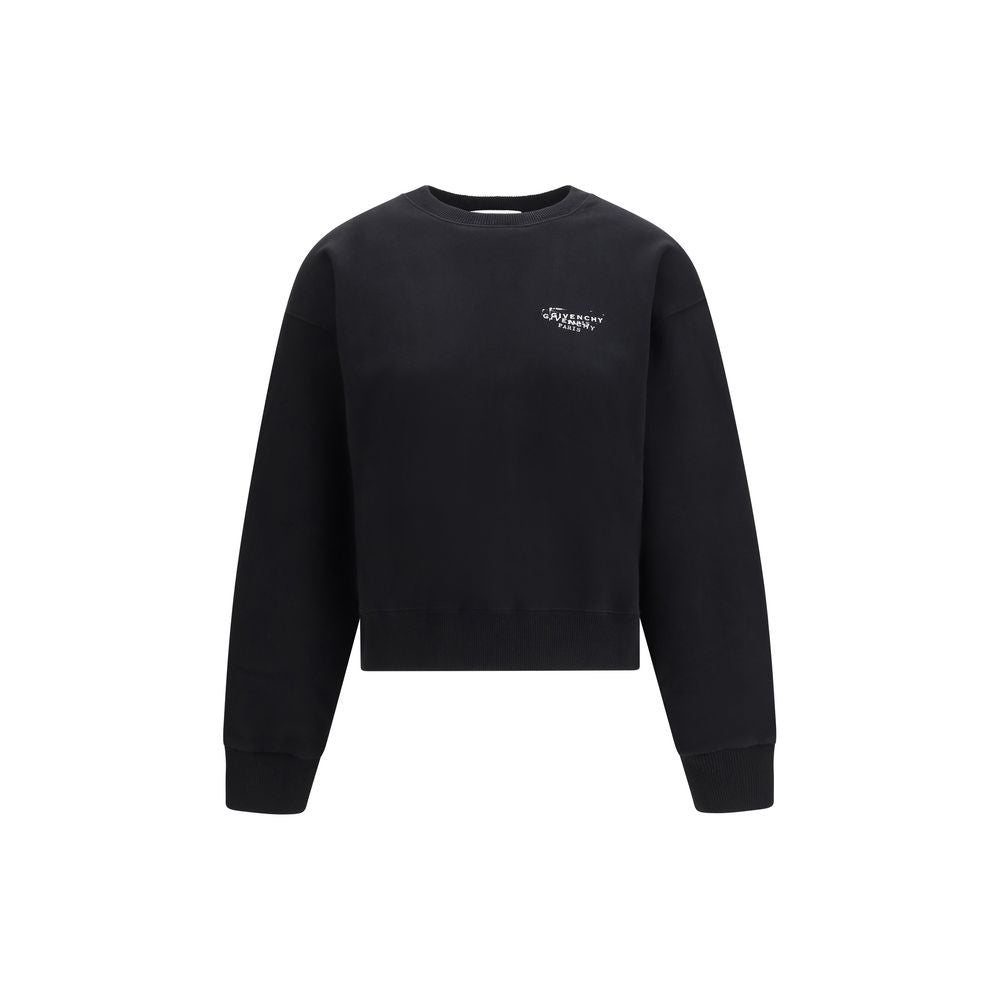 Givenchy Schwarzer Baumwoll-Sweatshirt-1