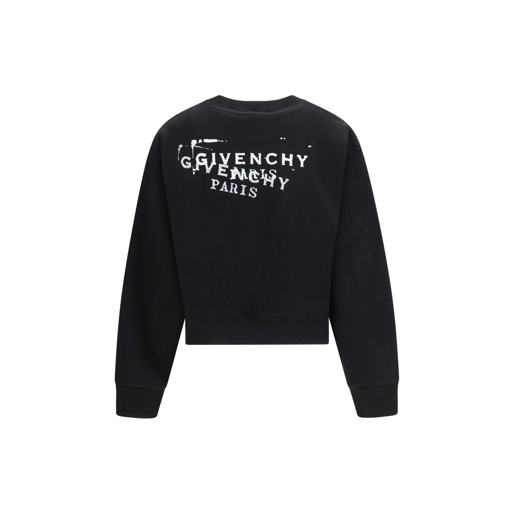 Givenchy Schwarzer Baumwoll-Sweatshirt-2