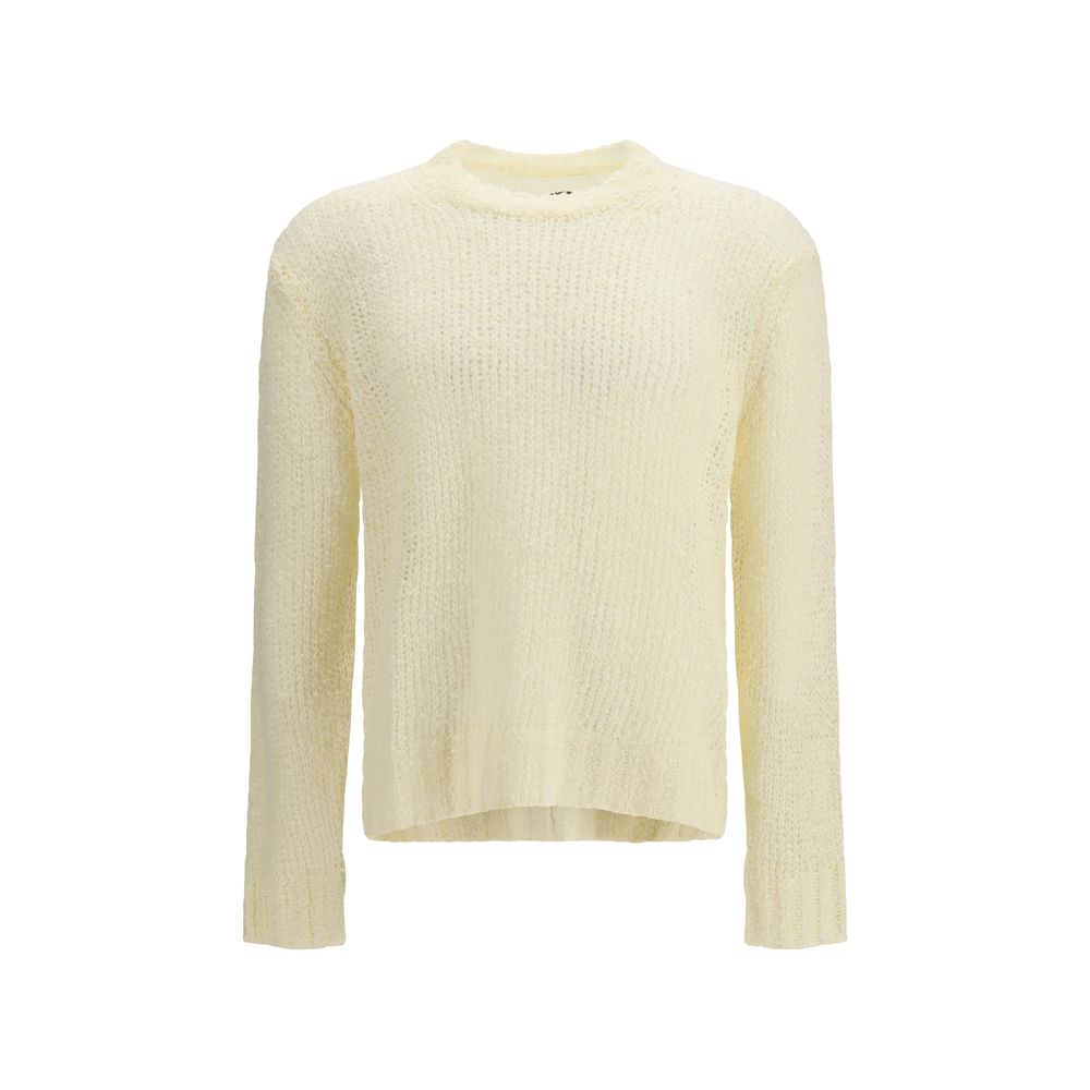 Jil Sander Zweifarbiger Sweatshirt aus Leinen-1