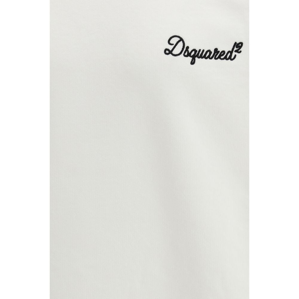 Dsquared² White Cotton Sweatshirt-3