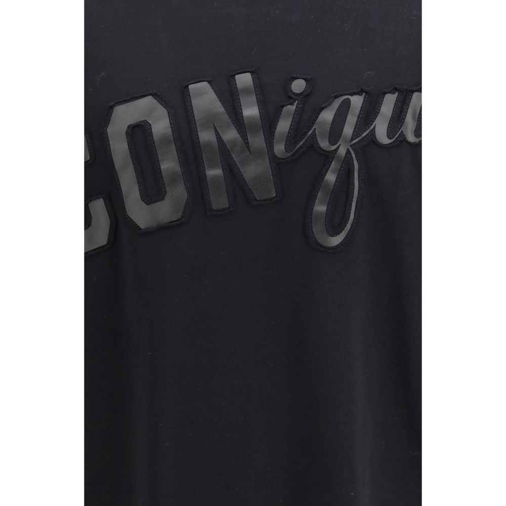 Dsquared² Schwarzes Baumwoll-T-Shirt-3