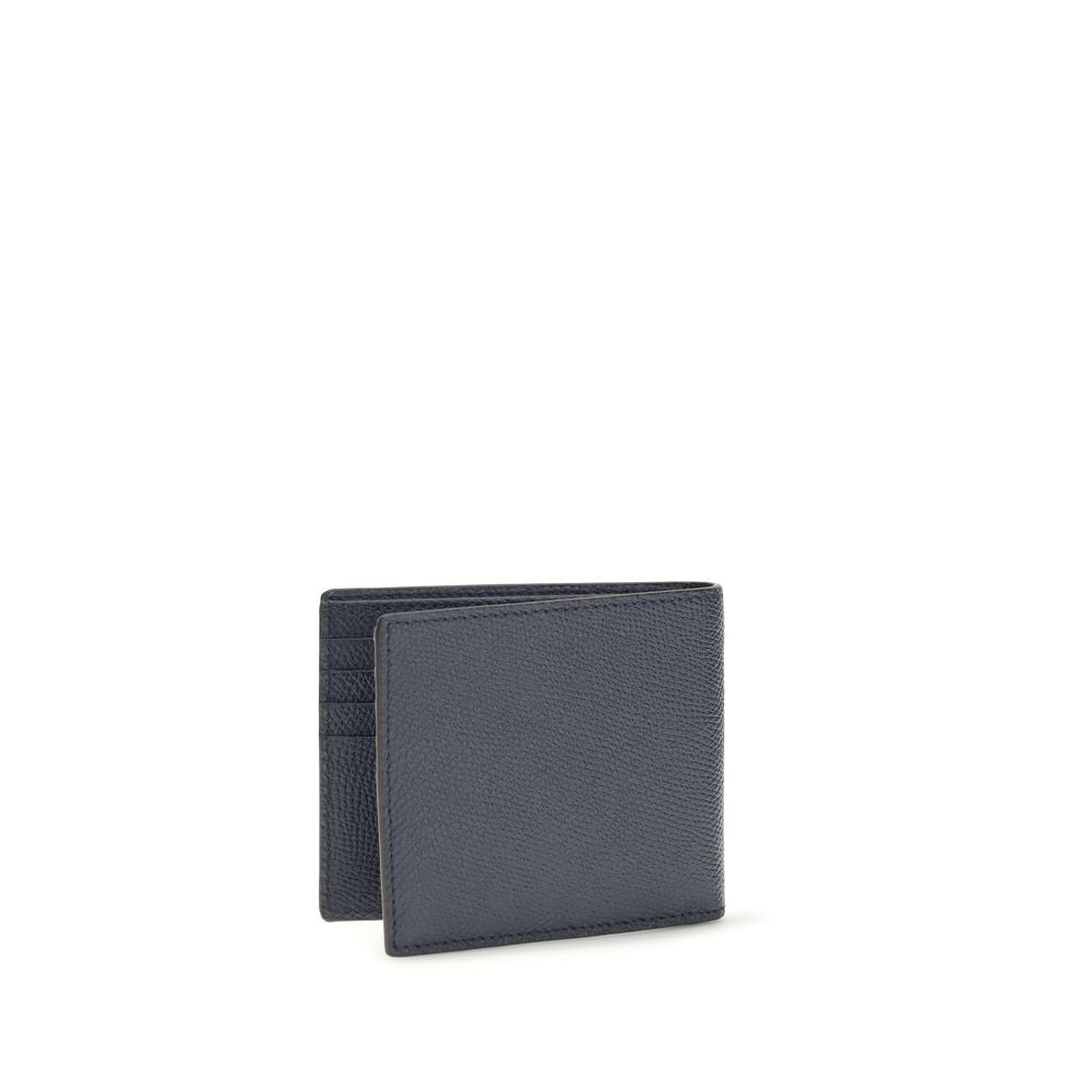 Valentino Garavani Bos Taurus blue calfskin wallet-2