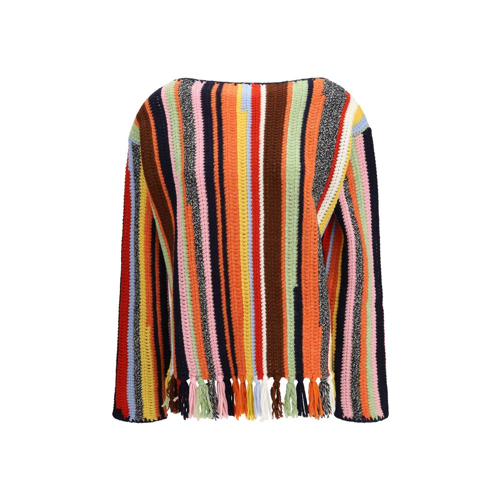 Prada Mehrfarbiger Wollpullover-1