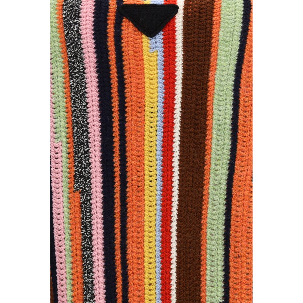 Prada Mehrfarbiger Wollpullover-3