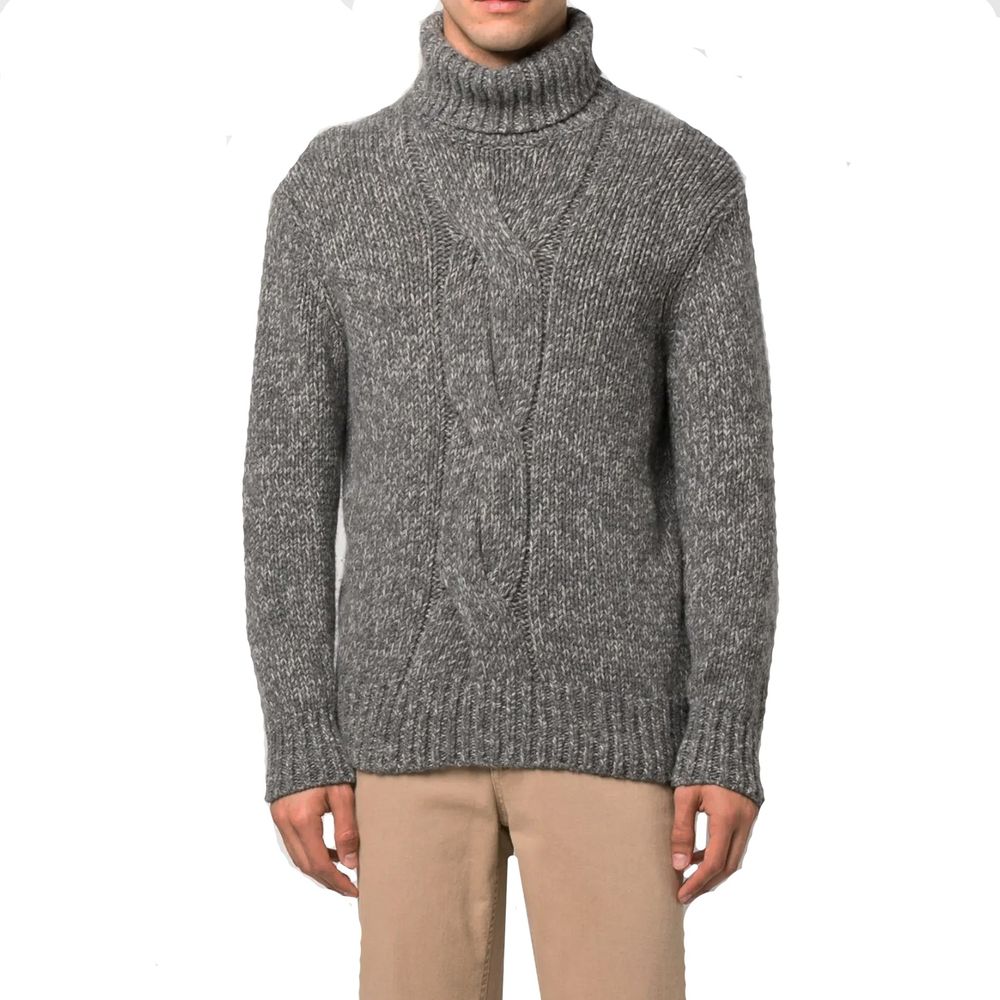 Brunello Cucinelli Grey Cashmere Sweater-2