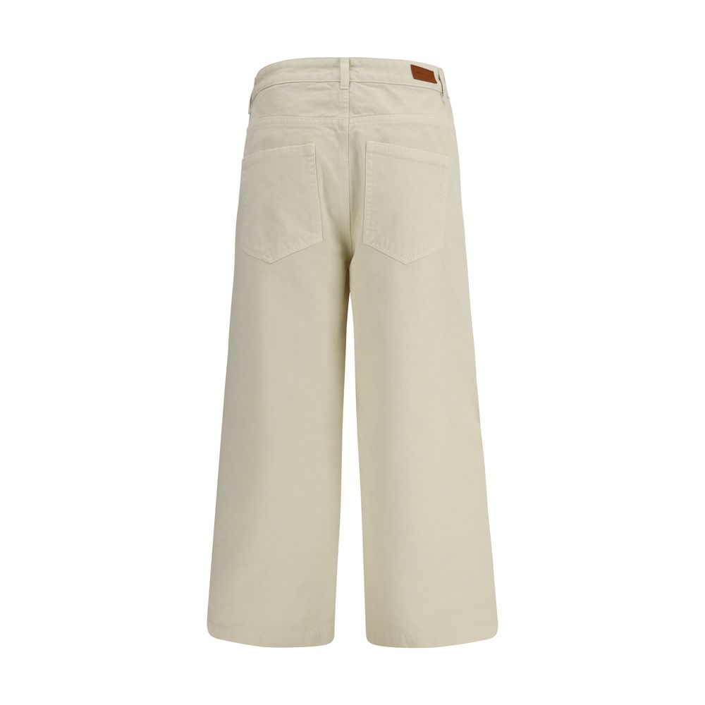 Moncler Beige Cotton Casual Pants-2