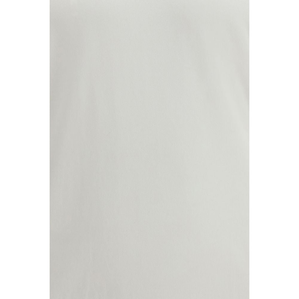 Brunello Cucinelli White Cotton T-Shirt-3