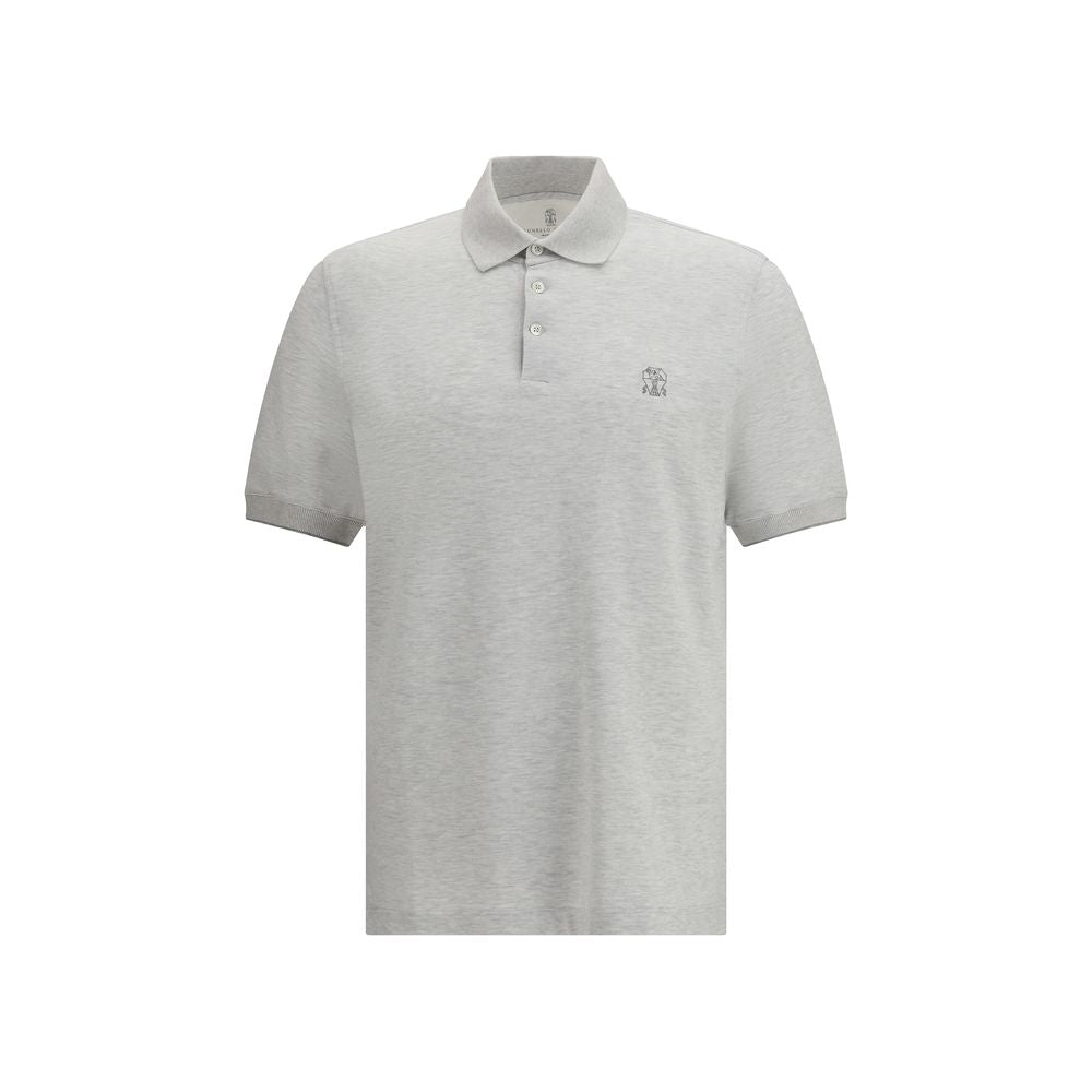 Brunello Cucinelli Gray cotton sweatshirt-1